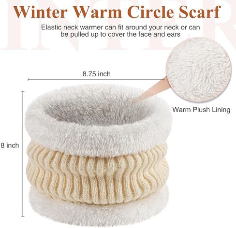 Winter Hat with Ear Flaps for Men, Beanie with Brim Hat Scarf Set, Warm Fleece Lined Skull Cap Neck Warmer for Women in Kuwait