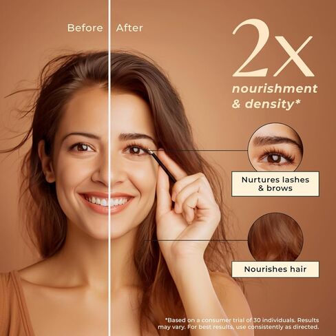 جيا لابس زيت خروع للرموش والحواجب - عضوي من وزارة الزراعة الامريكية - زيت خروع نقي 100% ومعصور على البارد لنمو الشعر والرموش والحواجب - زيت وسيط غير مكرر للبشرة (50 مل + مجموعة الرموش) in Kuwait