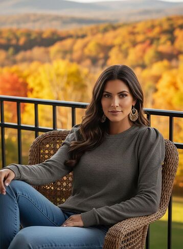 Dokotoo Women's Cashmere Sweaters 2025 Long Sleeve Crewneck Casual Tops Lightweight Wool Pullover Jumper Shirts in Saudi Arabia