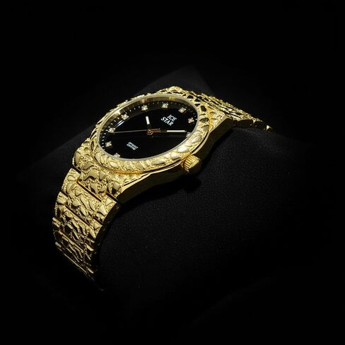 Techno Pave Men's 45mm Design Design Watch & Set Set ، Diamond Ascent Dial in Kuwait