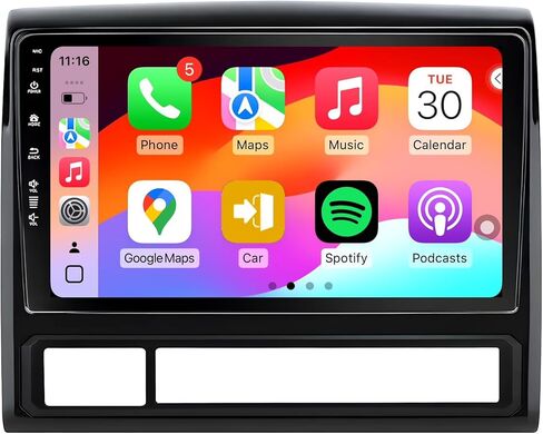 ستيريو راديو السيارة لسيارة Toyota Tacoma 2005-2015، Android 13/شاشة لمس IPS/Carplay لاسلكي/Android Auto/Bluetooth/GPS Navigation/WiFi/5G/HD كاميرا احتياطية/SWC/FM (2+64) in Kuwait