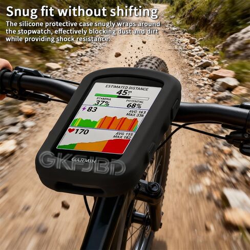 متوافق مع واقي شاشة Garmin Edge 840/Solar & Edge 540 GPS، مجموعة حافظة، طبقة حماية من الزجاج المقوى عالي الدقة مضاد للخدش وغطاء إطار ناعم من السيليكون (عبوة من 3+1) in Kuwait