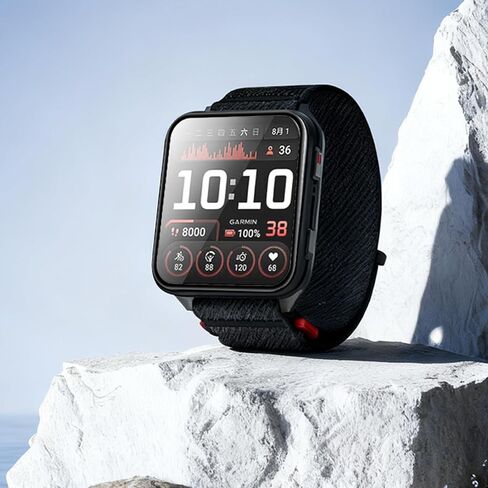 واقي شاشة Liuyuxi مكون من 3 قطع متوافق مع Garmin Venu X1، مادة PMMA، حافة منحنية ثلاثية الأبعاد تغطية كاملة لفيلم الساعة الذكية، مضاد للخدش، مضاد لبصمات الأصابع وحساسية عالية. in Saudi Arabia
