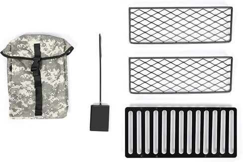 HECASA Outdoor Stove Accessory Compatible with Guide Gear Large Outdoor Wood Stove Cooking Grate Grill For Outside Camping 5-Piece in Saudi Arabia
