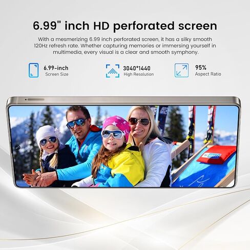 I25 Ultra Flagship Killer Smartphone - Snapdragon 8 Gen 3, 16GB+512GB, Massive 6.99" FHD+ Display, 108MP+68MP Pro Cam, 7000mAh 2-Day Battery, Android 14, Includes Stylus Pen (Blue) in Saudi Arabia
