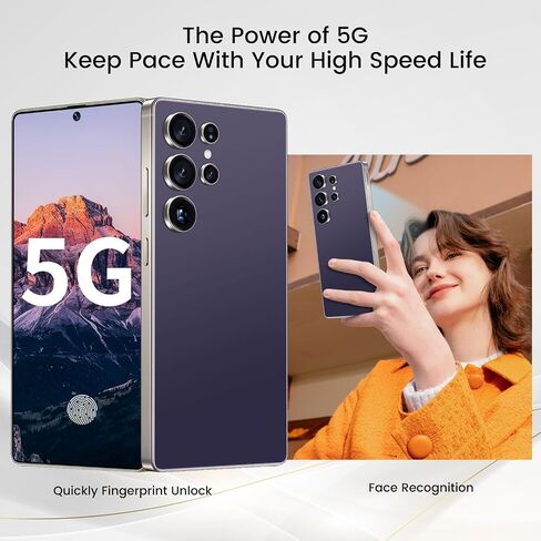 I25 Ultra Flagship Killer Smartphone - Snapdragon 8 Gen 3, 16GB+512GB, Massive 6.99" FHD+ Display, 108MP+68MP Pro Cam, 7000mAh 2-Day Battery, Android 14, Includes Stylus Pen (Blue) in Saudi Arabia