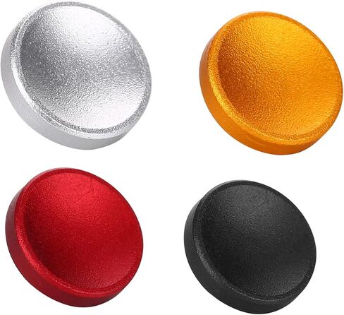 CHICIRIS Aluminum Alloy Concave Shutter Release Set for X100 X100S X10 X20 - Decorative Camera Shutter for, 4Pcs Pack (Red, Black, Silver, Gold) Easy Installation for Photography Enthusiasts in Saudi Arabia