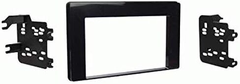 Harmony Audio HA-701761 Compatible Toyota Corolla 2017-2019 Double DIN Stereo Harness Radio Install Dash Kit, Black, Minimalist Style in Saudi Arabia
