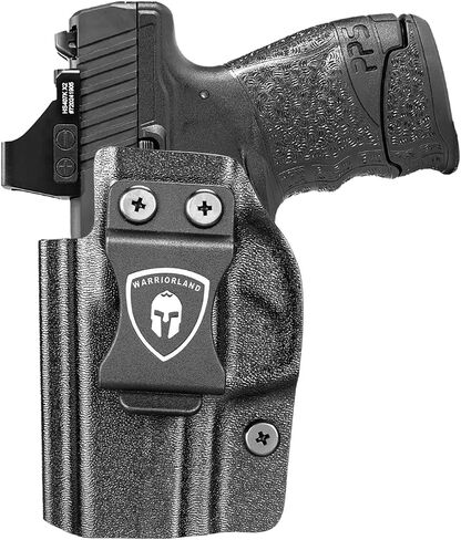 WARRIORLAND IWB Kydex Holster w/Optics Cut, Compatible with Walther PPS M2 9mm/.40 Pistol, Inside Waistband Appendix Carry, Adj. Retention & Cant, with Claw/Right- / Left-Hand Optional in Saudi Arabia
