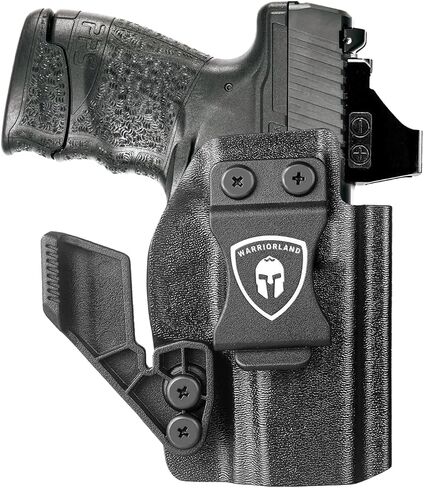 WARRIORLAND IWB Kydex Holster w/Optics Cut, Compatible with Walther PPS M2 9mm/.40 Pistol, Inside Waistband Appendix Carry, Adj. Retention & Cant, with Claw/Right- / Left-Hand Optional in Kuwait