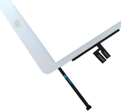 Replacement Screen Digitizer Glass Touch Screen Repair Kit with Home Button+Tools for iPad 7th Gen / 7/8 (White) by YTXXDEUS in Saudi Arabia