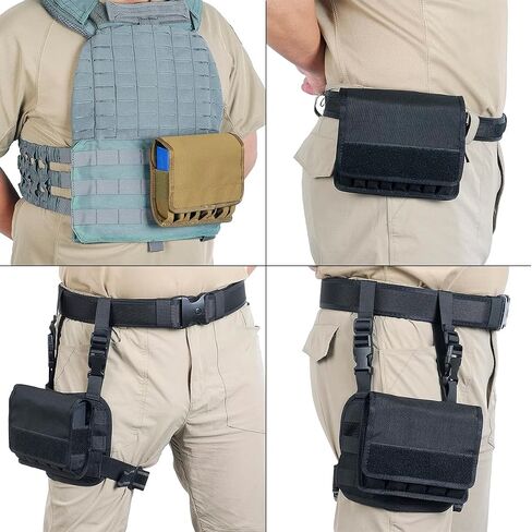 TAFTACFR Tactical Pistol Magazine Storage Pouch,Line Magazine Pouch,Molle Mag Pouch with Removeable Flaps,Ammo Mag Holder Fits Most Single and Double Magazines in Saudi Arabia