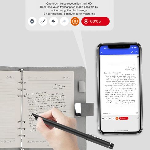 مجموعة كتابة الكمبيوتر المحمول الذكية من زونات مع عبوات قابلة لإعادة الاستخدام، والنسخ الصوتي في الوقت الحقيقي، والكتابة اليدوية إلى تحويل الكلمات، وتوليد الفن بالذكاء الاصطناعي، والدفتر الذكي in Kuwait