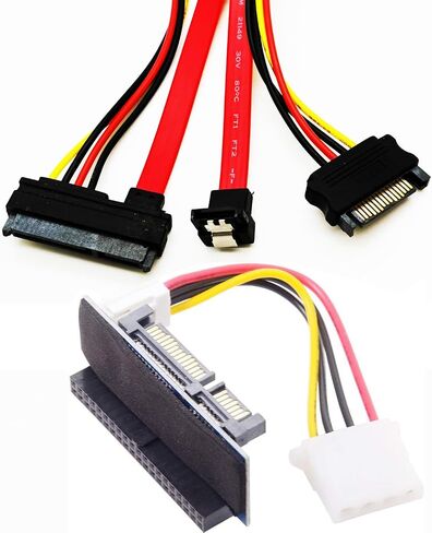 Sintech 44pin IDE HDD to SATA Motherboard Adapter Card with 30cm SATA 7+15pin Cable for Desktop 2.5 Inch Hard Disk Drive in Saudi Arabia