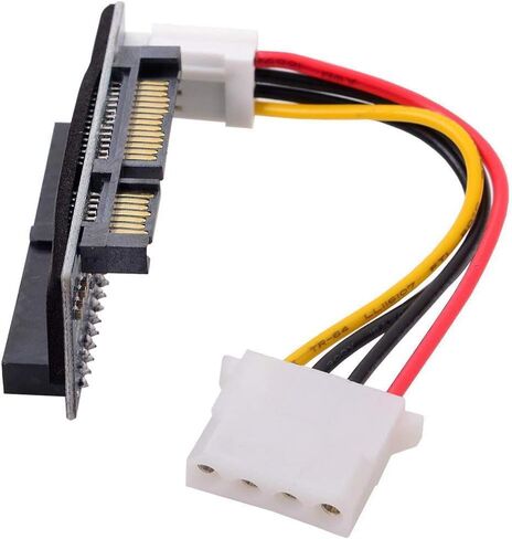 Sintech 44pin IDE HDD to SATA Motherboard Adapter Card with 30cm SATA 7+15pin Cable for Desktop 2.5 Inch Hard Disk Drive in Saudi Arabia