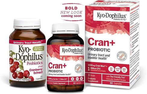 Kyo-Dophilus Cran+ Probiotic, Urinary Tract and Bladder Health*, 60 capsules in Saudi Arabia