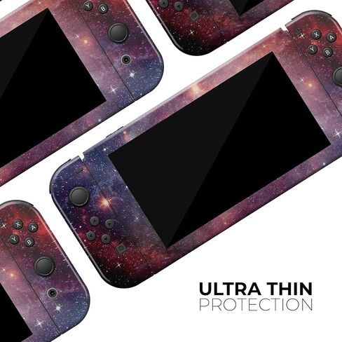 Design Skinz - متوافق مع حزمة وحدة تحكم Nintendo Switch OLED - غطاء حماية من الفينيل قابل للإزالة ومقاوم للخدش - مساحة نابضة بالحياة in Saudi Arabia