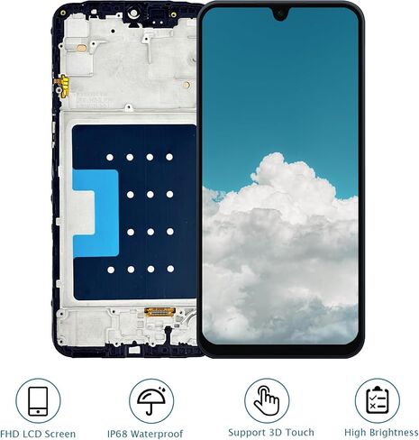 بديل شاشة Samsung Galaxy A16 5G مع طقم الإطار A166e A166u A166p S166v S166w S166dl مجموعة محول رقمي بشاشة LCD تعمل باللمس مع أدوات إصلاح (ليس لهاتف Galaxy A16 4G) in Kuwait