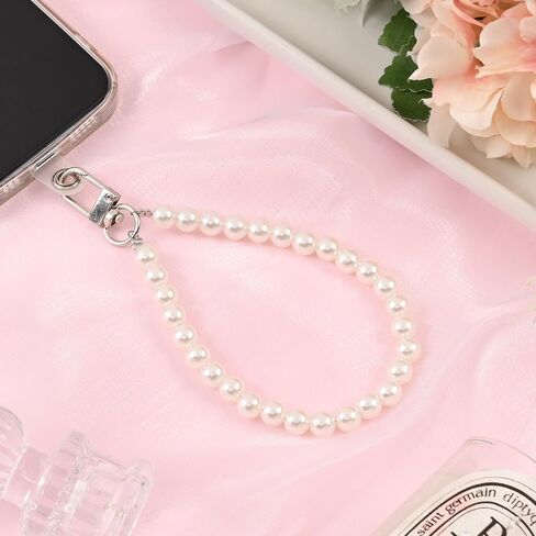 Universal Cell Phone Lanyard Wrist Strap Hand Accessory Charms Strap Chain Compatible with Most Phone Case for Women Girls in Saudi Arabia