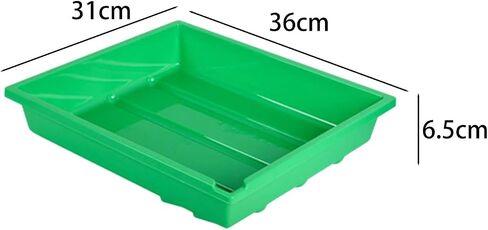 12inch Darkroom Developing Tray 36x31cm Sturdy Accessory Versatile for 4x5 & 8x10 Film Anti Leak Large Format Processing Tray, Green in Saudi Arabia