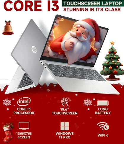 HP 15.6" Touchscreen Laptop, Intel 13th Core i3-1315U(Up to 4.5GHz), Intel UHD Graphics, Anti-Glare, Windows 11 Pro, AI Copilot, for Business & Student, w/Accessories, 32 GB RAM, 1 TB SSD in Saudi Arabia