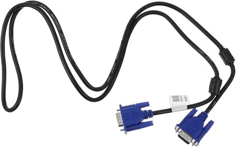 TEHAUX 2pcs Vga Data Cable Wire with Pe Jacket Durable High Conductivity for Monitor Projector Display Devices in Saudi Arabia