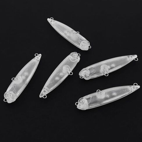 Fishing Blanks Lures Kit Unpainted Baits, Topwater Swimbait Lure Blanks Unpainted Fishing Baits, Crankbait/Minnow/Pencil DIY for Bass Trout Salmon in Saudi Arabia