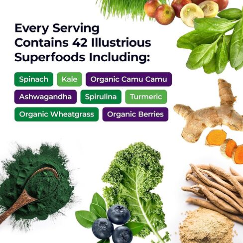كبسولات Paradise Herbs ORAC Energy Greens، كيتو، باليو وصديقة للنباتيين، خالية من الغلوتين، غير معدلة وراثيًا، 120 كبسولة نباتية in Kuwait
