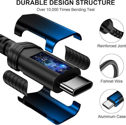 محول صوت 3.5 ملم لجهاز Samsung Galaxy S25 S24 A17 A16، محول USB C إلى 3.5 ملم لجهاز iPad 10 11، 12 سم 3.5 مقبس صوت مضفر من النوع C محول DAC لجهاز iPhone 17 Air 16 Pro Max 16e 15 Plus in Kuwait