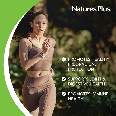 NaturesPlus PRO Longvida Curcumin 1000 mg - 30 قرصًا - يعزز الحماية الصحية من الجذور الحرة - غير معدل وراثيًا، نباتي وخالي من الغلوتين - 30 وجبة in Saudi Arabia
