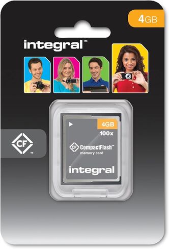 Integral 4GB CompactFlash Card Designed for The Photography Enthusiasts, Durable and Reliable in Kuwait
