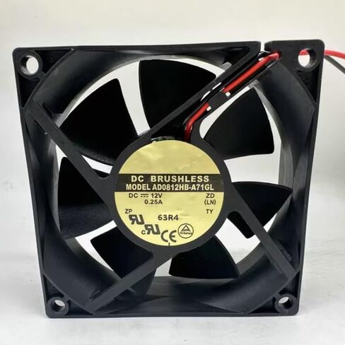 AD0812HB-A71GL DC 12V 0.25A 80x80x25mm 2-Wire Cooling Fan in Saudi Arabia