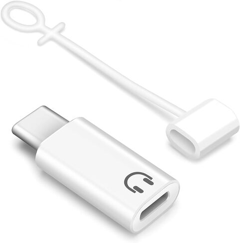 محول صوت USB C إلى Lightning، محول USB C ذكر إلى Lightning أنثى لسماعات الرأس HiFi يدعم التحكم في الخط متوافق مع iPhone/iPad Pro/Air/MacBook in Kuwait