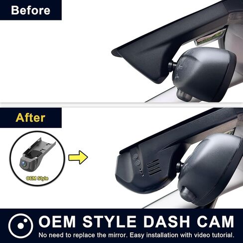 Front 4K & Rear 1080p Dash Cam Custom for BMW X6 Gen3 G06 2024 2025 X6 LCI (Life Cycle Impulse)(Model C), X6M M60i xDrive40i, OEM Style, 2160P UHD Video, WiFi & APP, 128GB Card in Saudi Arabia