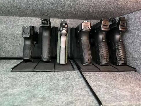 Pistol Rack Gun Holder for Handgun Safe Gun Storage Gun Safe Accessory, Gun Rack Gun Safe Organizer in Saudi Arabia