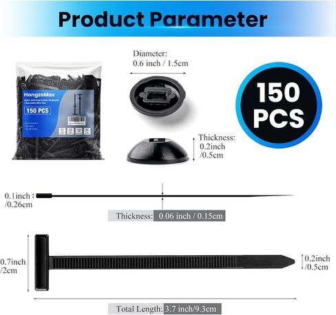 150 Pack Nylon Universal Cable Tie Buckle, Heavy Duty Zip Tie clips for Car Repair, Applicable Toengine Lower Guard Plates, Fender Linings, Fenders, Trunkclips, DIY Projects in Saudi Arabia