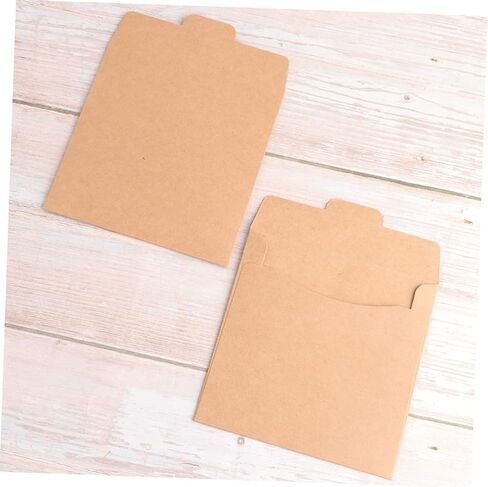 30pcs Eco-Friendly Kraft Paper Cd DVD Case Kraft Paper Bags for Cd Covers DVD Disc Storage Easy to Use Envelopes in Saudi Arabia