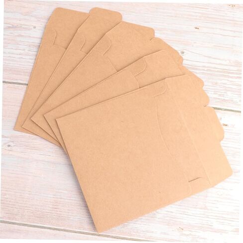 30pcs Eco-Friendly Kraft Paper Cd DVD Case Kraft Paper Bags for Cd Covers DVD Disc Storage Easy to Use Envelopes in Saudi Arabia
