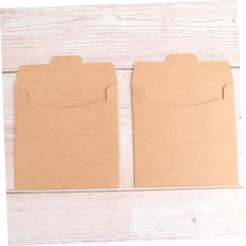 30pcs Eco-Friendly Kraft Paper Cd DVD Case Kraft Paper Bags for Cd Covers DVD Disc Storage Easy to Use Envelopes in Saudi Arabia