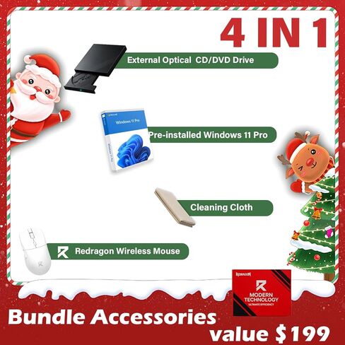 HP 17t Laptop Computer, 17.3" FHD(1920×1080), Intel 10-Core i5-1334U, Backlit KB, Fingerprint, Window 11 Pro Laptop for Business & Students, Redragon Patent Kit, 32GB RAM, 1TB SSD in Saudi Arabia
