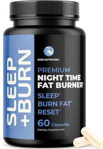 Night Time Fat Burner | Shred Fat While You Sleep | Hunger Suppressant, Carb Blocker & Weight Loss Support Supplements | Burn Belly Fat, Support Metabolism & Fall Asleep Fast | 60 Nighttime Pills in Saudi Arabia