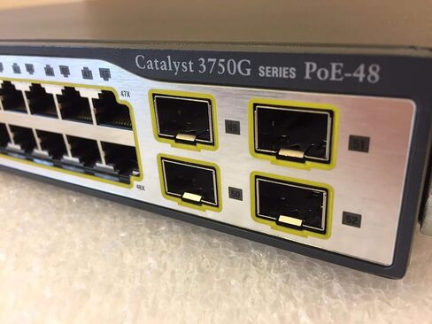 Cisco Catalyst WS-C3750G-48PS-S 48 Port PoE 3750G Gigabit Switch (متجدد) in Saudi Arabia