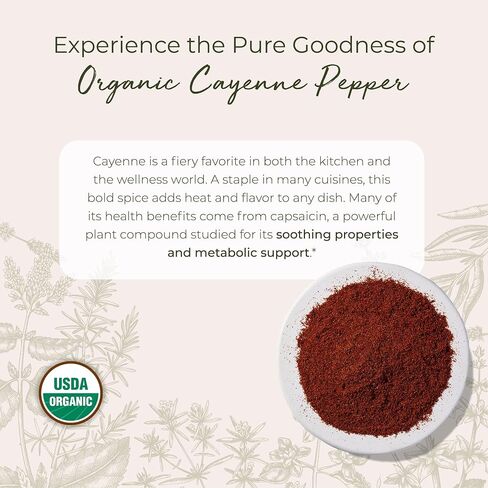 Cayenne Pepper Powder 90K H.U. - capsicum annum, 1 lb,(Starwest Botanicals) in Saudi Arabia