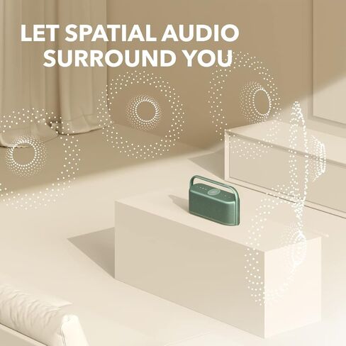 مكبر صوت بلوتوث محمول Soundcore Motion X600 مع صوت مكاني لاسلكي عالي الدقة، صوت 50 واط، مقاوم للماء IPX7، وقت تشغيل طويل 12 ساعة، Pro EQ، مقبض مدمج، مدخل AUX (متجدد) in Kuwait