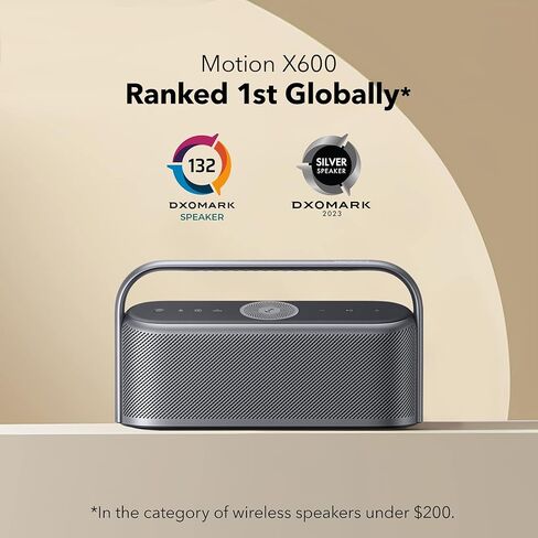 Soundcore Motion X600 Portable Bluetooth Speaker with Wireless Hi-Res Spatial Audio,50W Sound, IPX7 Waterproof, 12H Long Playtime, Pro EQ, Built-in Handle, AUX-in (Renewed) in Saudi Arabia