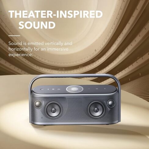 Soundcore Motion X600 Portable Bluetooth Speaker with Wireless Hi-Res Spatial Audio,50W Sound, IPX7 Waterproof, 12H Long Playtime, Pro EQ, Built-in Handle, AUX-in (Renewed) in Saudi Arabia