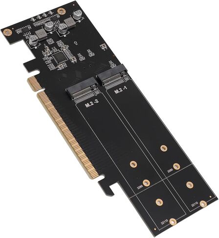 محول SUNGOOYUE رباعي NVME PCIe عالي السرعة، محول M.2 NVME إلى PCIe 4.0 X16، يدعم 10، مناسب للكمبيوتر الشخصي in Kuwait