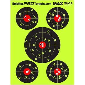 18x24 أهداف ترشيش كبيرة جدًا. ترشاش بلونين لرؤية لقطاتك بسهولة! بقع الفلورسنت الصفراء والبيضاء الساطعة. in Kuwait