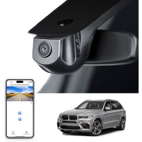 كاميرا داش أمامية 4K وخلفية 1080 بكسل لسيارة BMW X5 Gen4 G05 F95 2024+ Facelift (الموديل C)، X5 M M60i sDrive40i xDrive40i، طراز OEM، فيديو 2160P UHD، WiFi & APP، بطاقة 128 جيجابايت in Kuwait