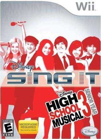 Wii Disney High School Musical 3 Senior Year Sing It - الميكروفون مطلوب (متجدد) in Saudi Arabia